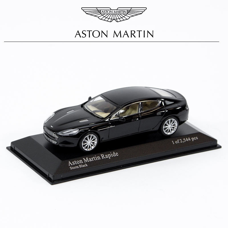 Aston Martin Modellauto Rapide (2010) 1:43, schwarz