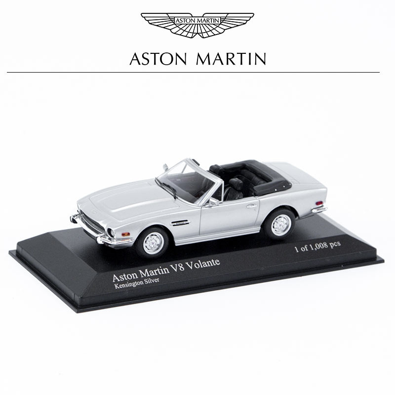 Aston Martin Modellauto V8 Volante (1987) 1:43, silber