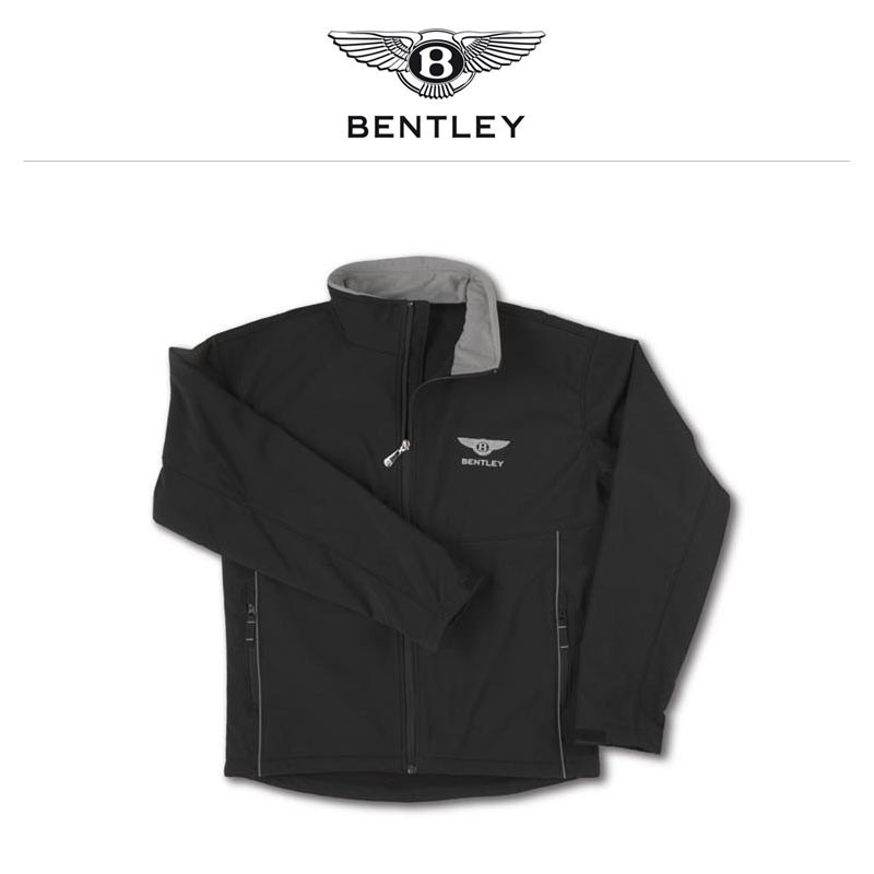 Bentley Unisex Softshell-Fleecejacke Montlhery, schwarz