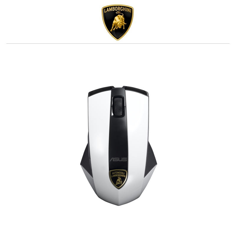 Lamborghini Wireless Laser Maus, weiß