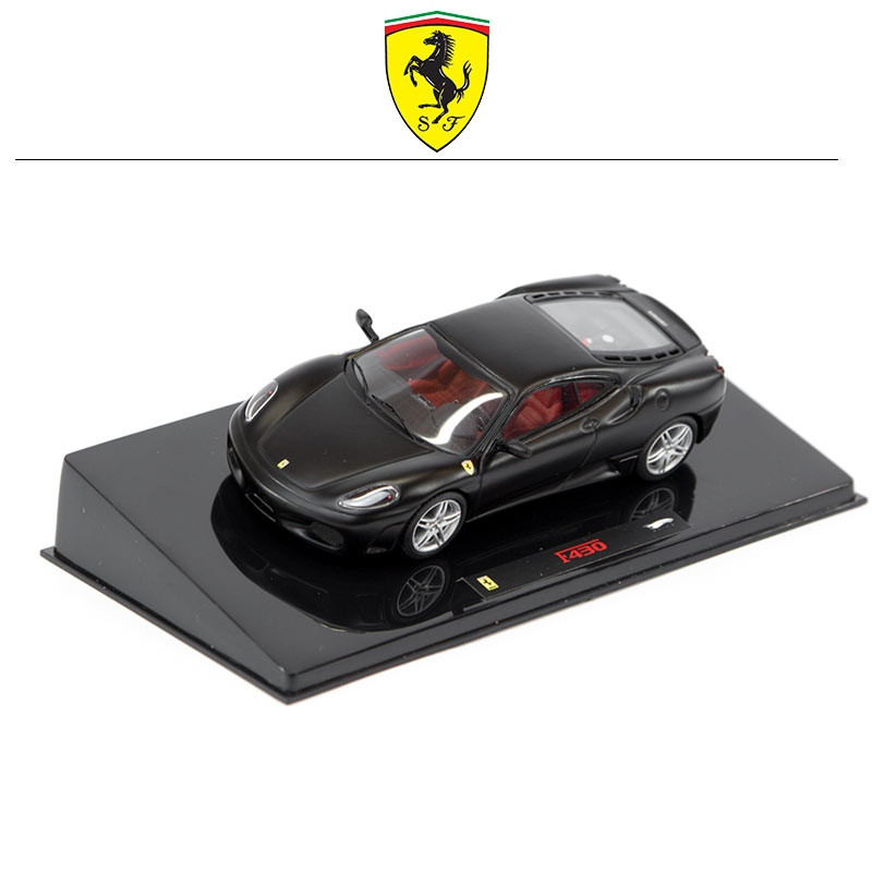 Ferrari Modellauto F430 1:43, mattschwarz