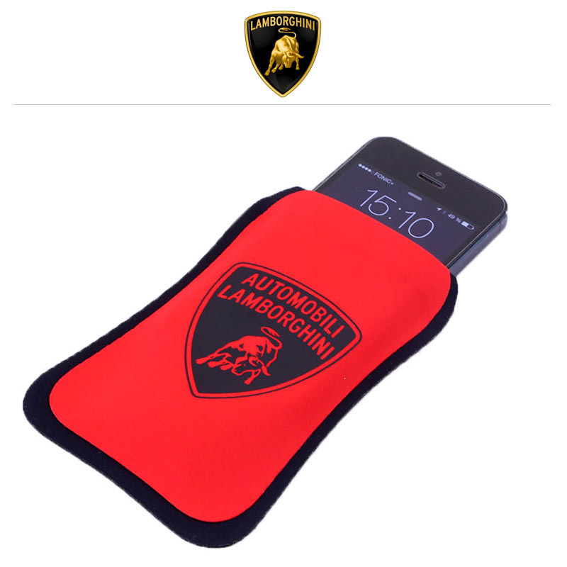 Lamborghini SmartPhone Schutzhülle Techno aus Neopren, rot