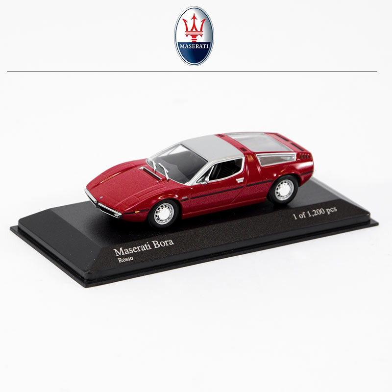 Maserati Modellauto Bora (1972) 1:43, rot
