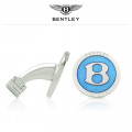 Bentley B exklusive Manschettenknöpfe, blau 
